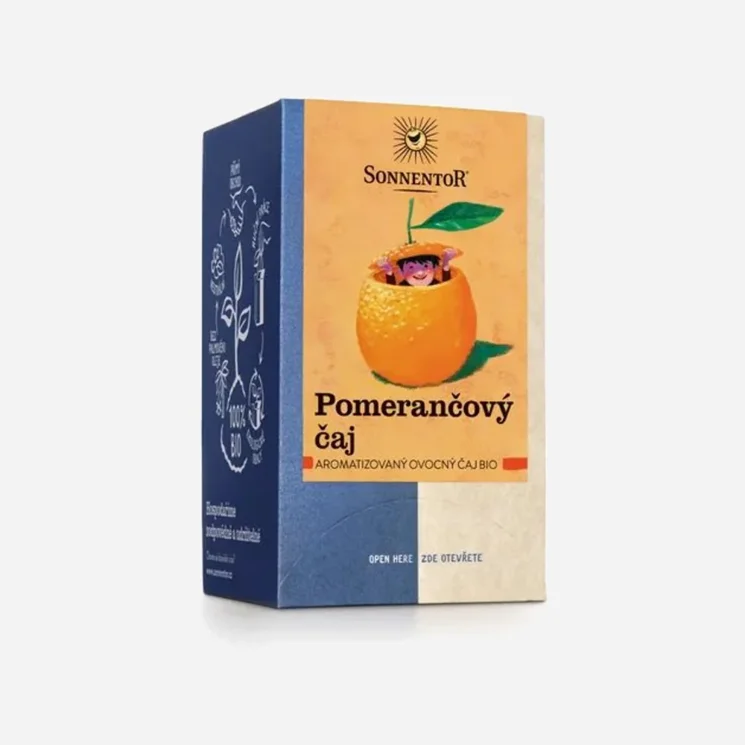 Pomerančový čaj porcovaný BIO 18 sáčků
