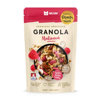 Prémiová granola Malinová