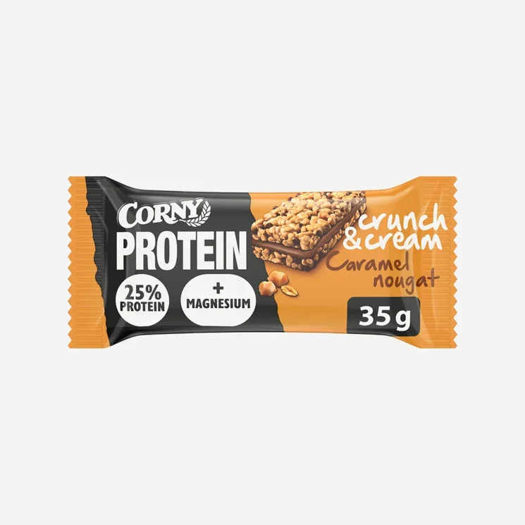 Protein tyčinka s karamelem a nugátem 12 x 35 g