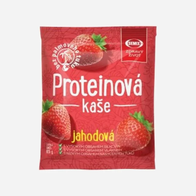 Proteinová kaše jahodová