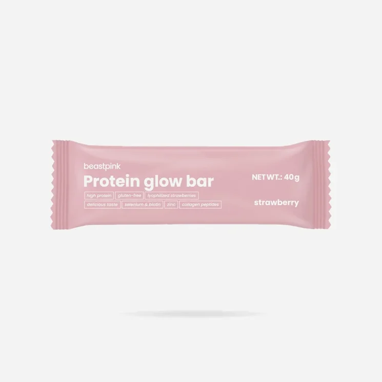 Proteinová tyčinka GlowBar jahoda