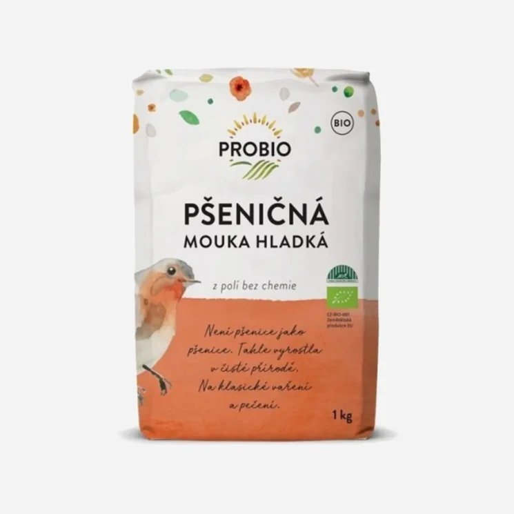 Pšeničná mouka bílá hladká 6 x 1000 g
