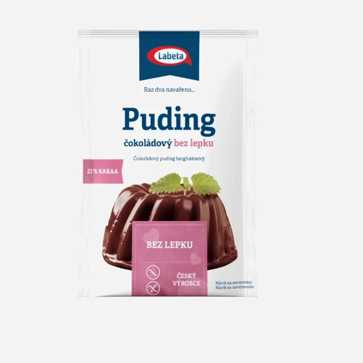 Puding čokoládový bez lepku