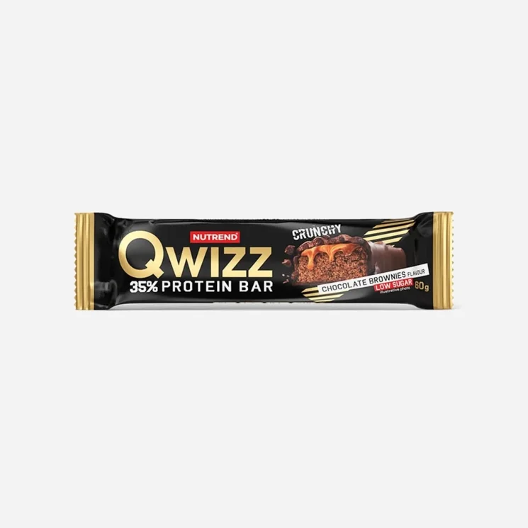 Qwizz Protein Bar  - čokoládové brownies 12 x 60 g
