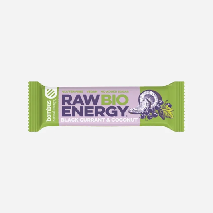 Raw ENERGY Černý rybíz a kokos BIO