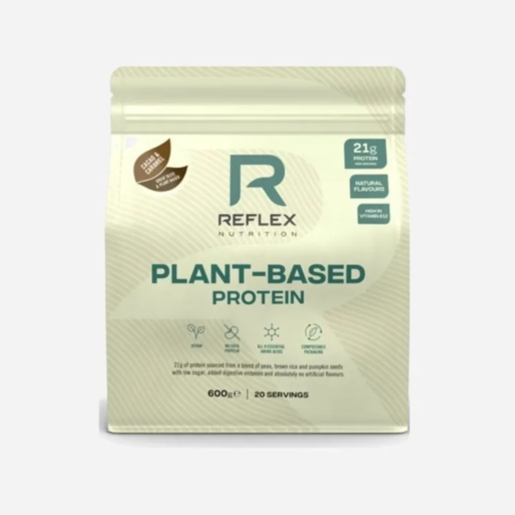 Reflex Plant Based Protein 600g - kakao karamel 6 x 600 g