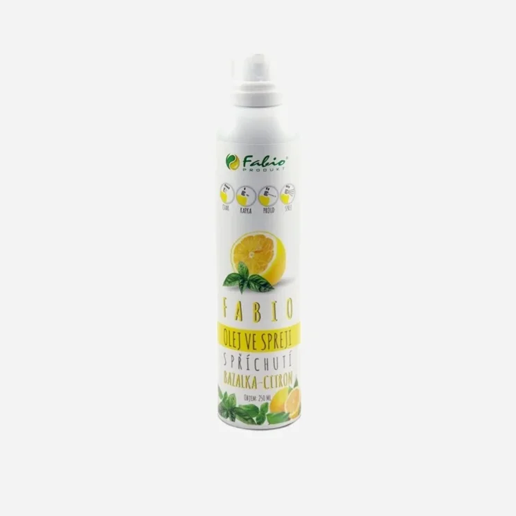 Řepkový olej ve spreji Bazalka - Citron