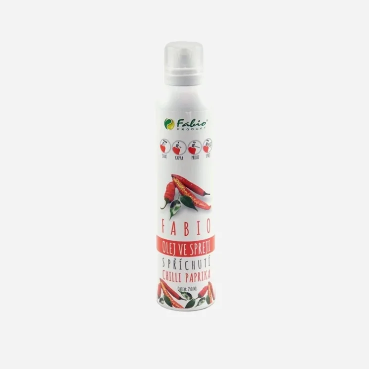 Řepkový olej ve spreji Chilli paprika 6 x 250 ml