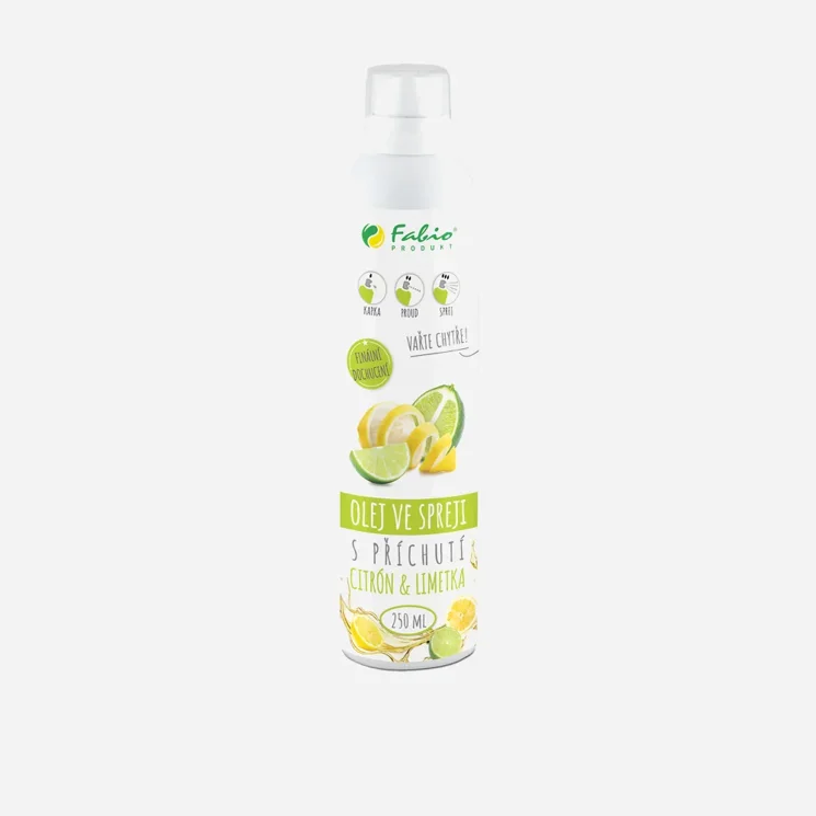Řepkový olej ve spreji Citron a Limetka 6 x 250 ml