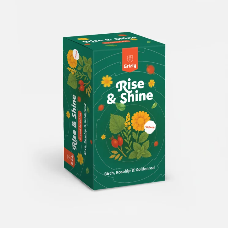 Rise & Shine BIO bylinný čaj 6 x 20 ks
