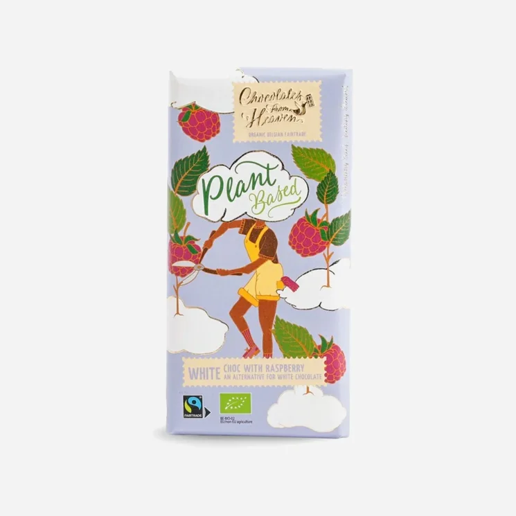 Rýžová VEGAN čokoláda s malinami 39% BIO