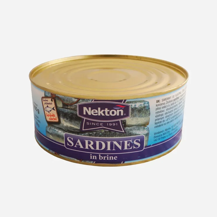 Sardinky ve vlastní šťávě