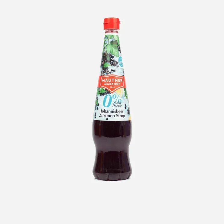 Sirup 0% cukr Černý rybíz-citron 12 x 700 ml