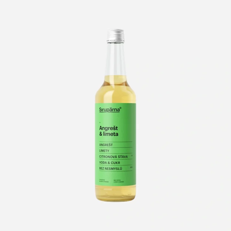 Sirup angrešt & limeta
