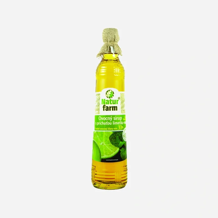 Sirup limetka a máta min. 33%
