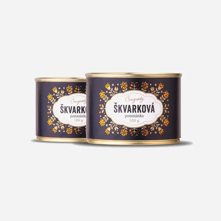Škvarková pomazánka 6 x 180 g
