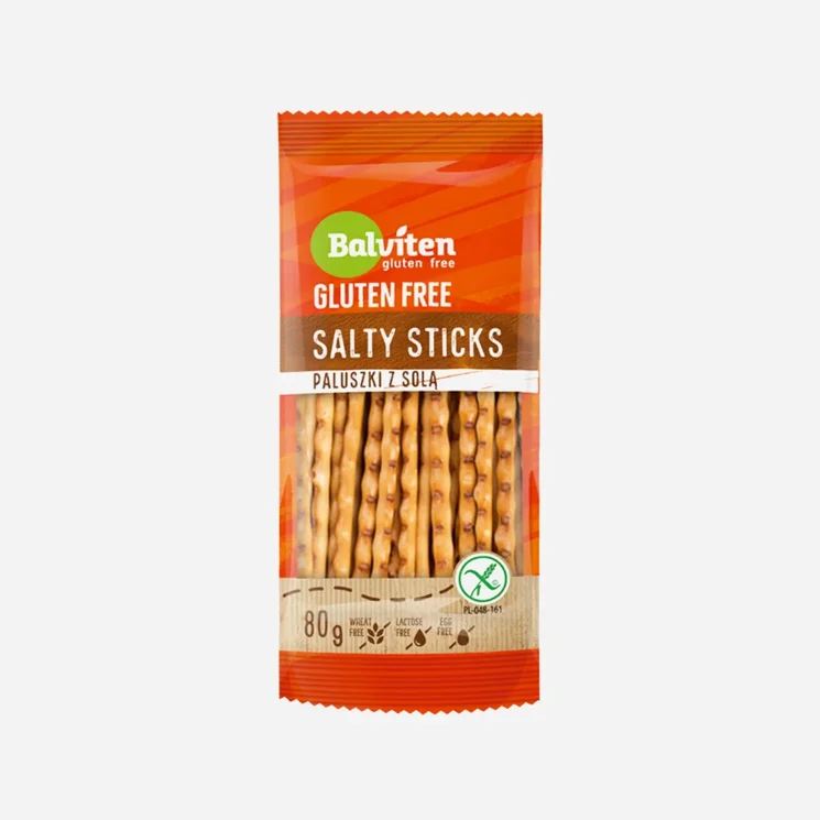 Slané tyčinky bez lepku