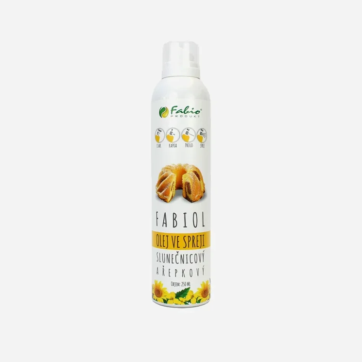 Slunečnicový a řepkový olej ve spreji 6 x 250 ml