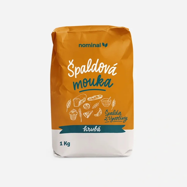 Špaldová mouka hrubá 6 x 1000 g
