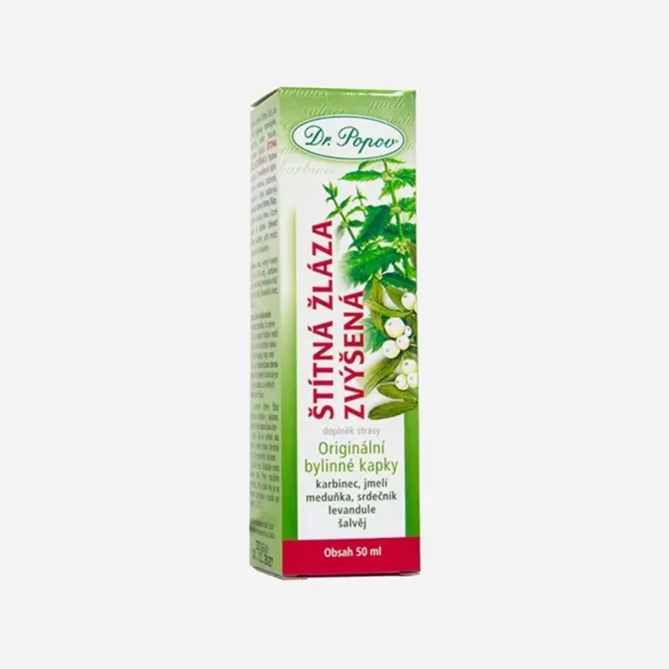 Štítná žláza - zvýšená 6 x 50 ml