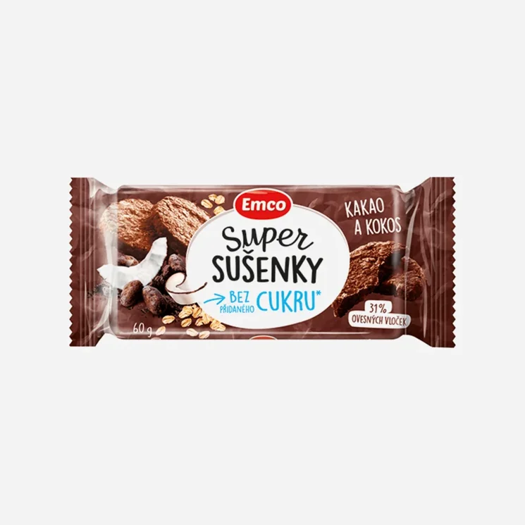 Super sušenky kakao a kokos