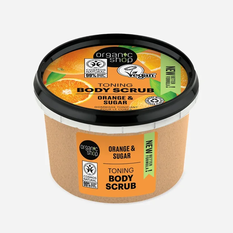 Tonizující tělový peeling Pomeranč a cukr