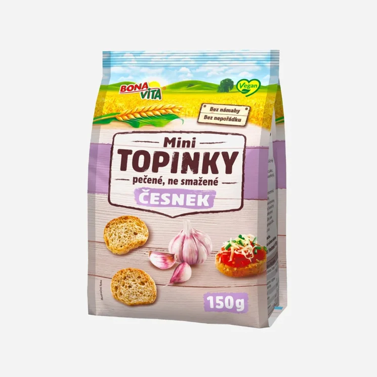 Topinky mini česnekové 6 x 150 g