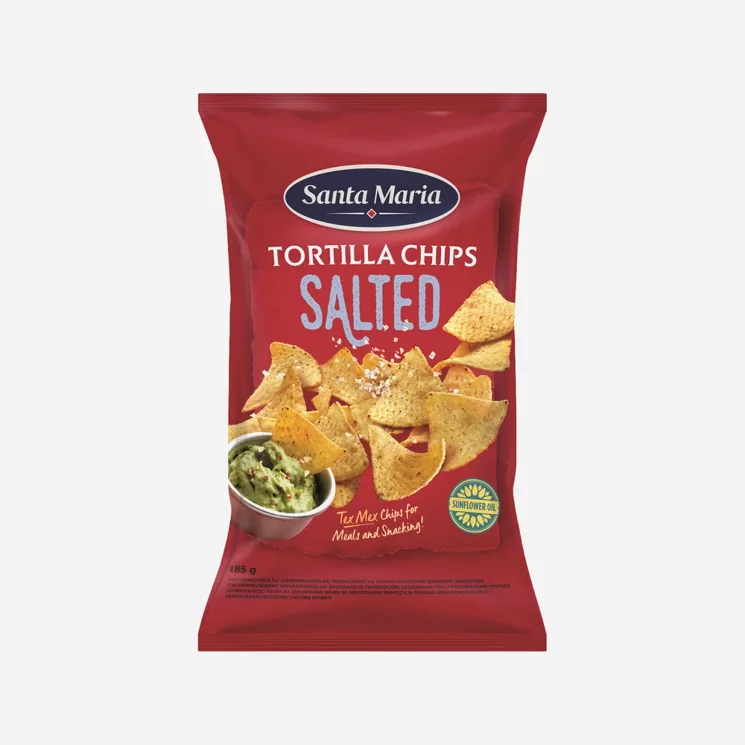 Tortilla chips solené