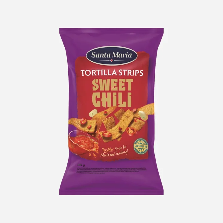 Tortilla Strips Sweet Chili 6 x 185 g