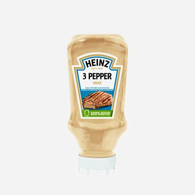 Tři druhy pepře omáčka 6 x 220  ml