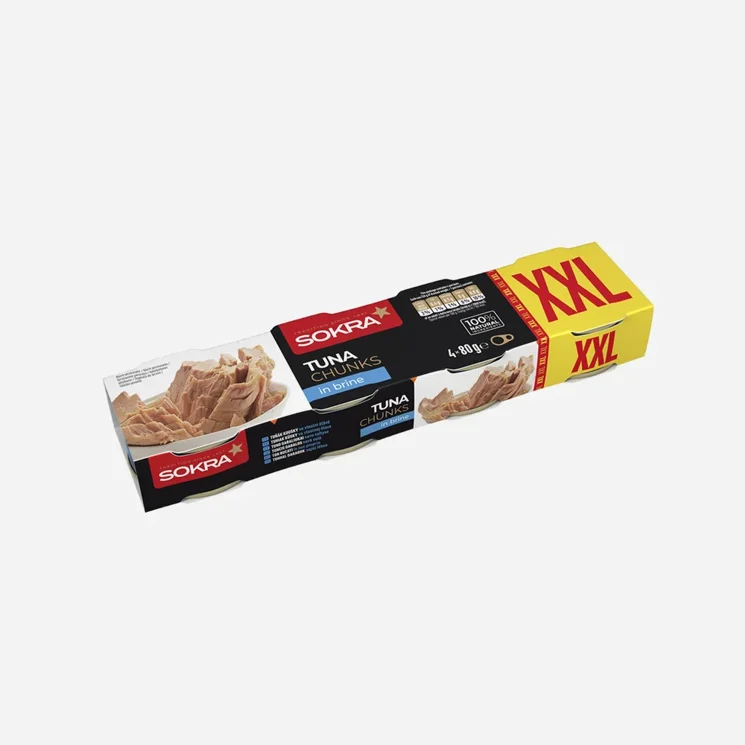 Tuňák kousky ve vlastní šťávě 4 x 80 g