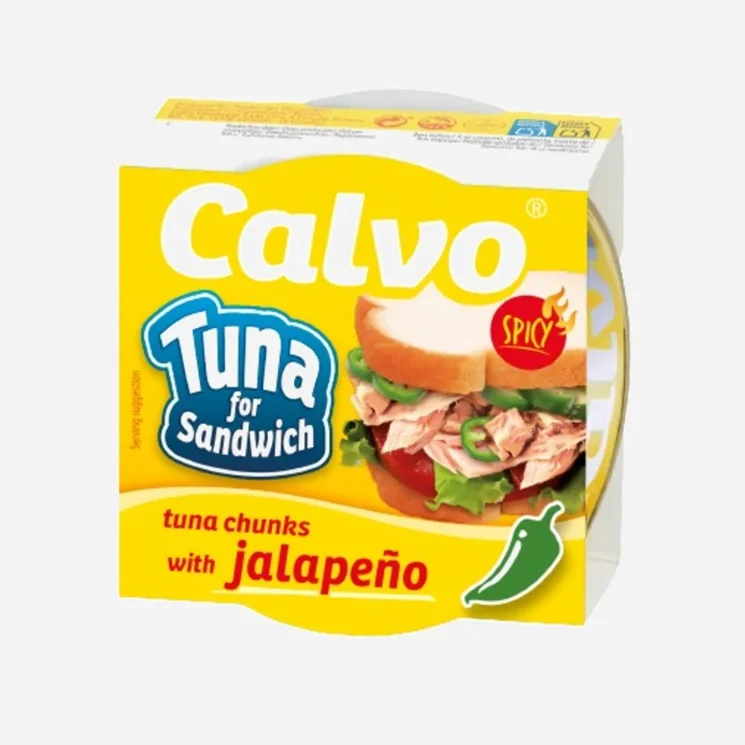 Tuňák s chilli paprikami Jalapeno ve slunečnicovém oleji