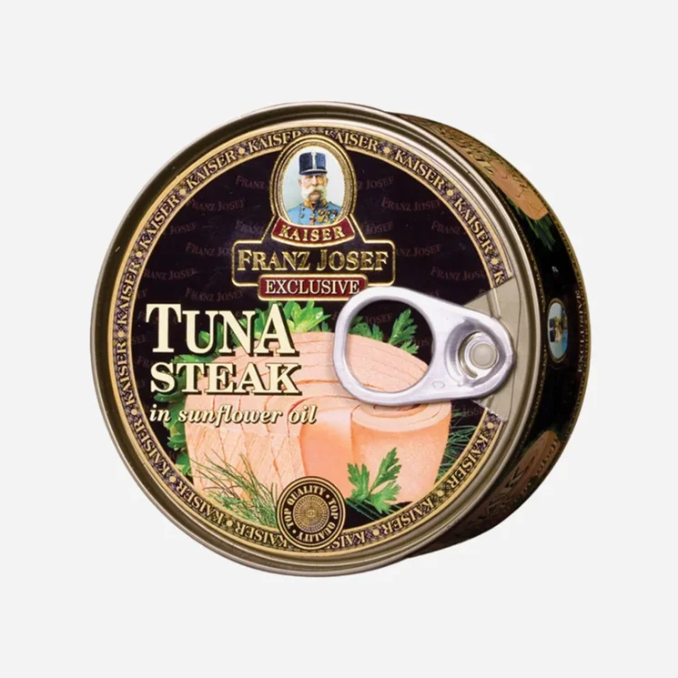 Tuňák steak ve slunečnicovém oleji