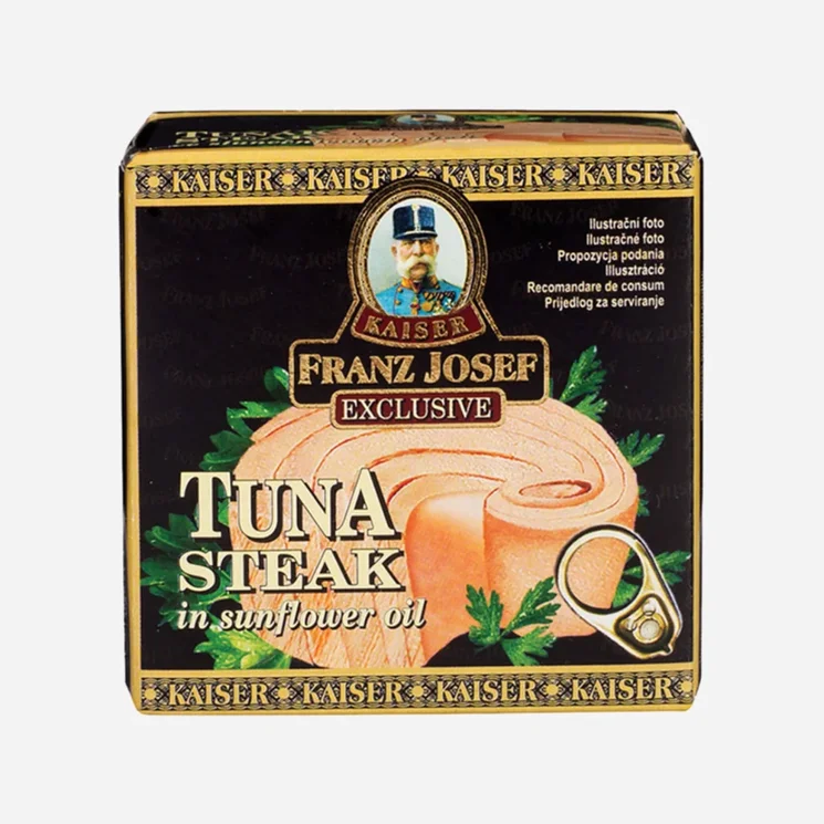 Tuňák steak ve slunečnicovém oleji