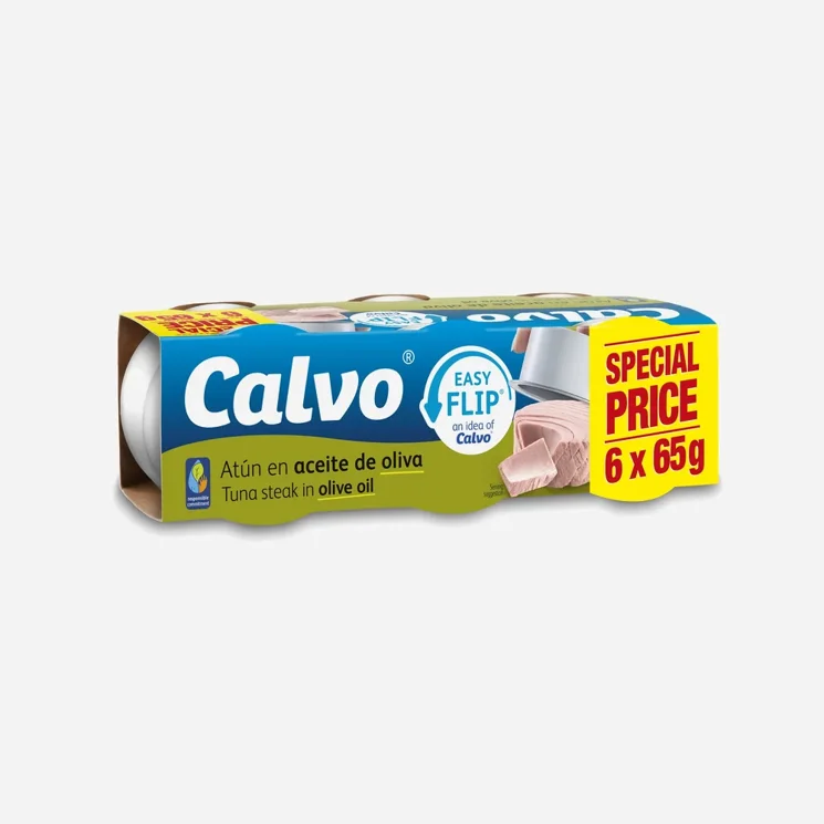 Tuňák v olivovém oleji 6x65 g