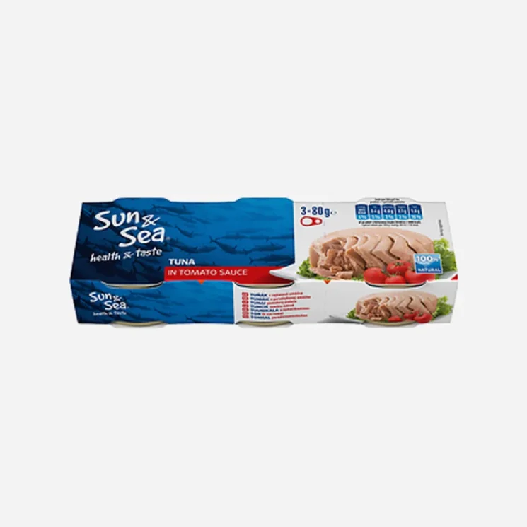 Tuňák v rajčatové omáčce 3x80 g