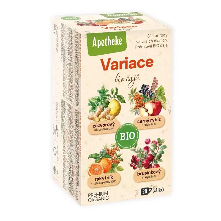 Variace čajů 4v1 BIO 6 x 20 sáčků