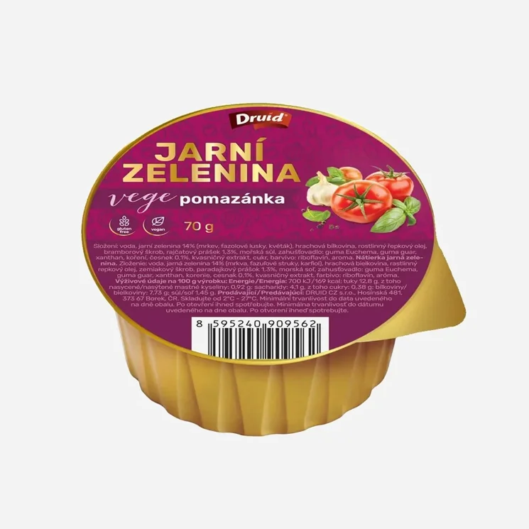 Veganská pomazánka jarní zelenina
