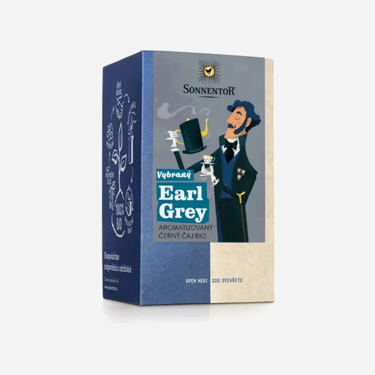 Vybraný Earl Grey porcovaný BIO 18 sáčků