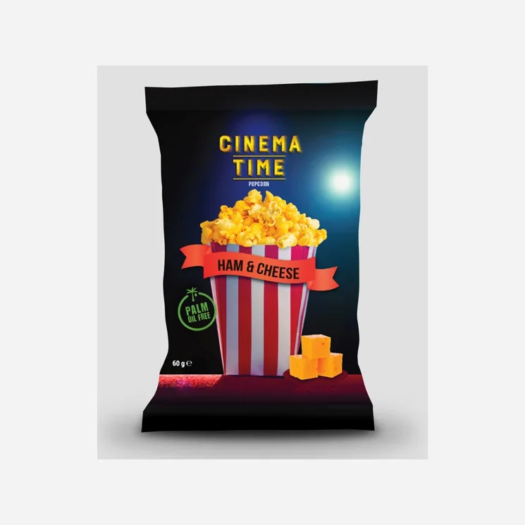 Vypukaný popcorn šunka a sýr