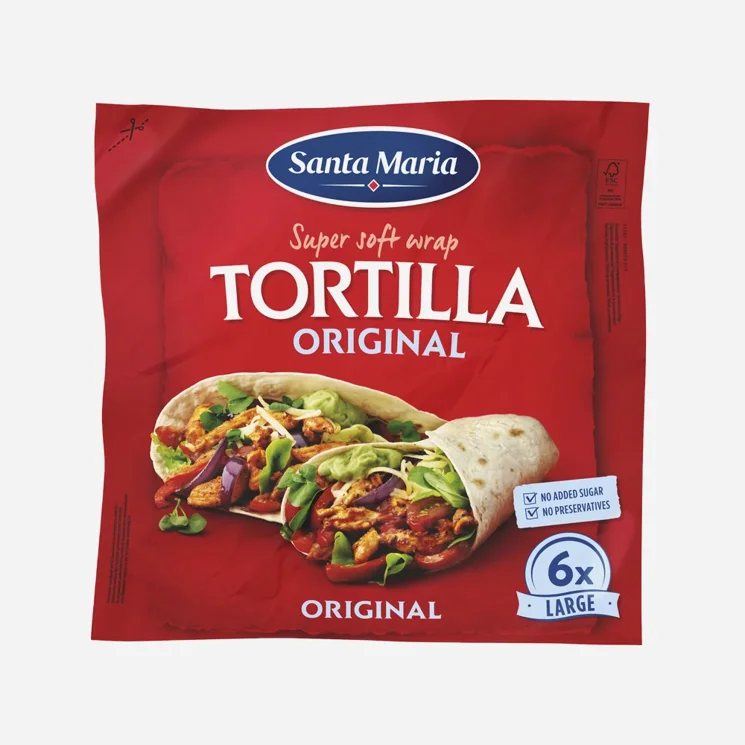 Wrap tortilla 6 x 371 g