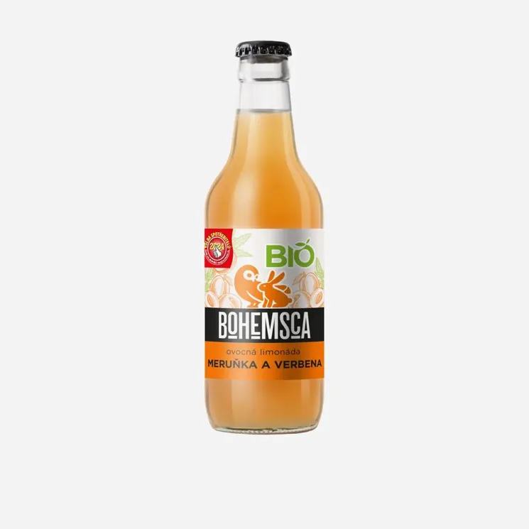 Zahradní limonáda meruňka a verbena BIO 12 x 330 ml