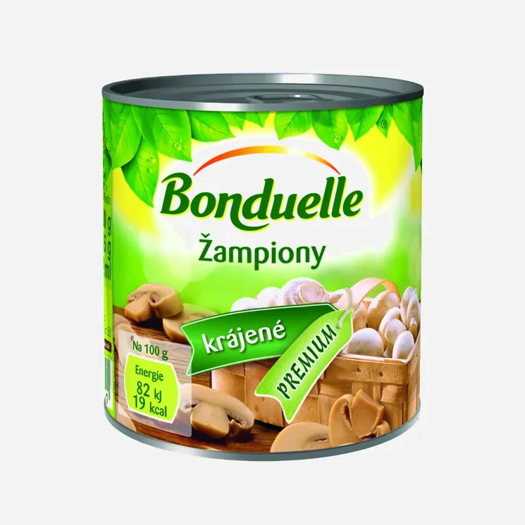 Žampiony krájené 6 x 195 g