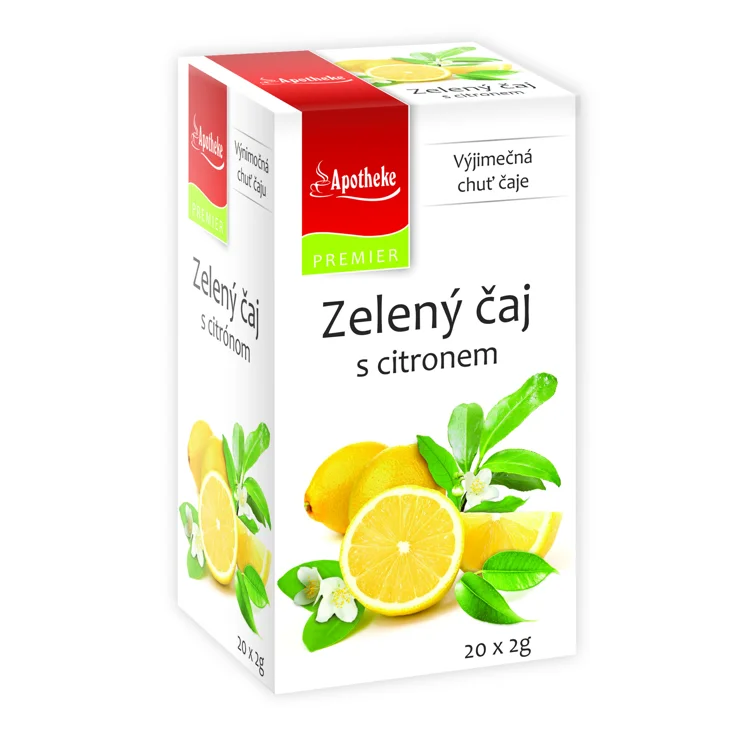 Zelený čaj s citronem