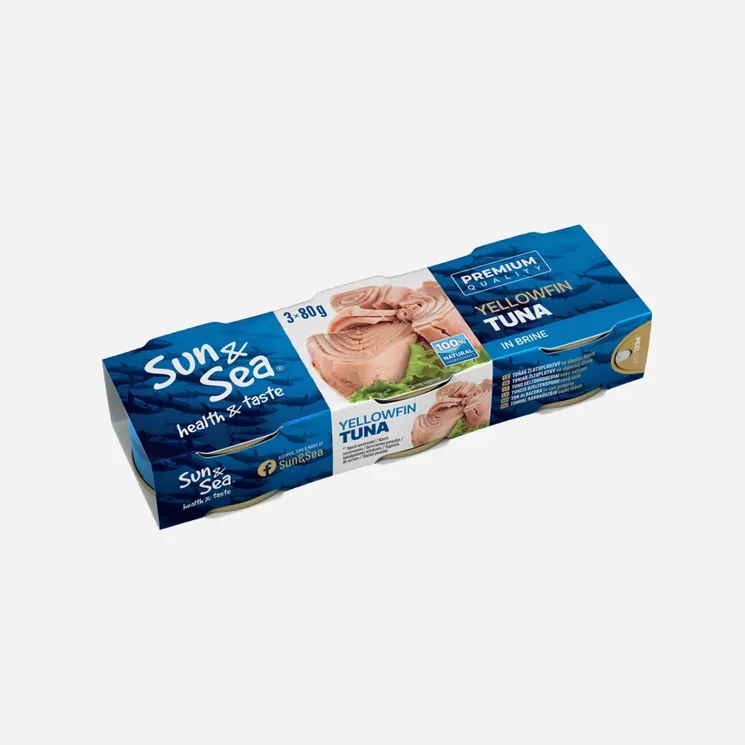 Žlutoploutvý tuňák ve vlastní šťávě 3 x 80 g